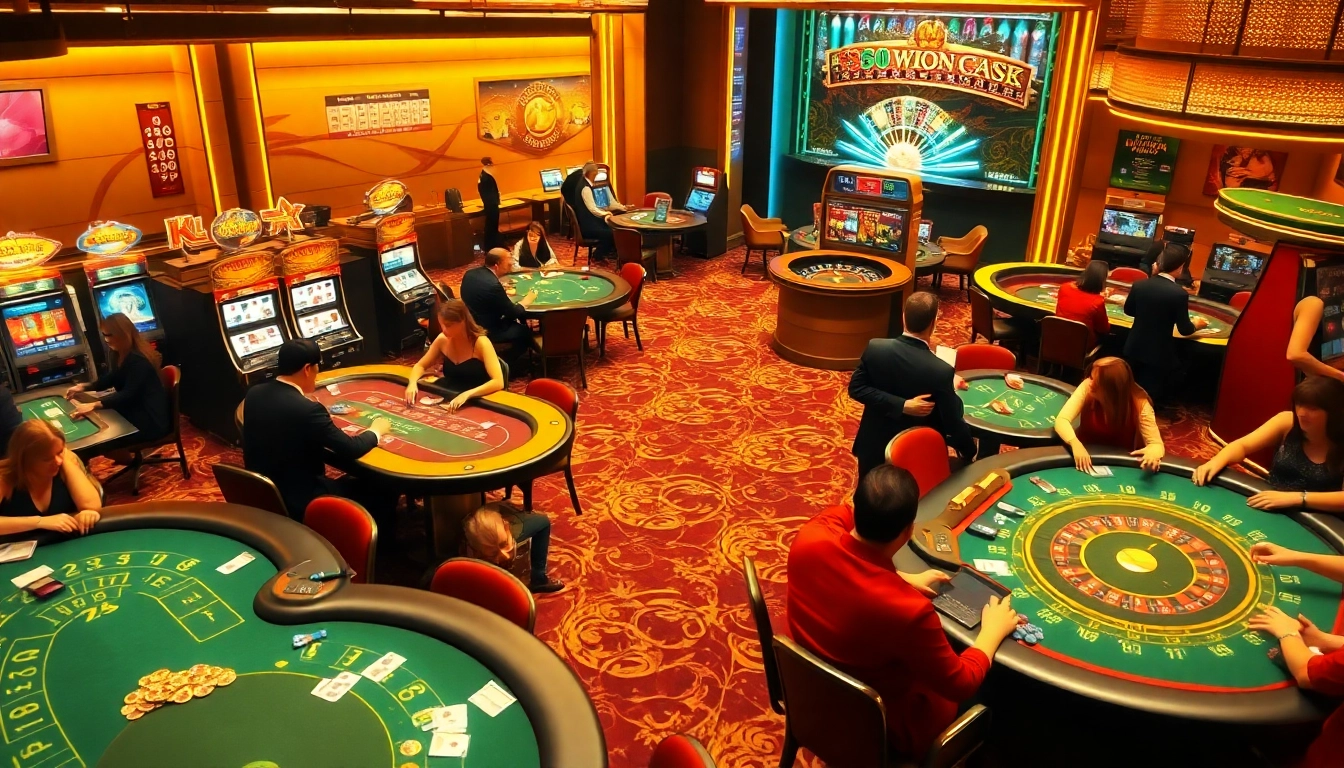Discover the exhilarating gambling experience at 58win with exciting casino games and vibrant slot machines.